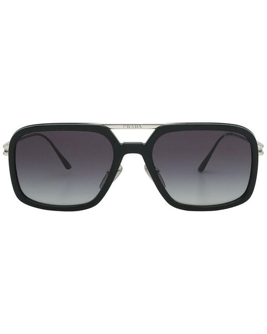 Prada Black Pr57zs 55mm Sunglasses for men