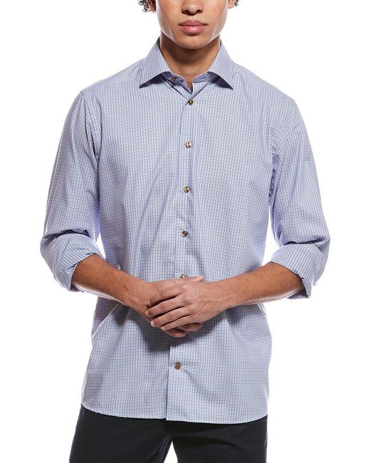 Eton of Sweden Blue Contemporary Fit Shirt for men
