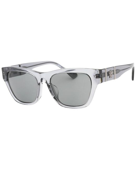 Versace Gray 0Ve4457F 55Mm Sunglasses for men
