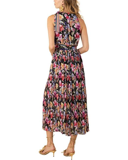 Hale Bob Red Chelsea Midi Dress