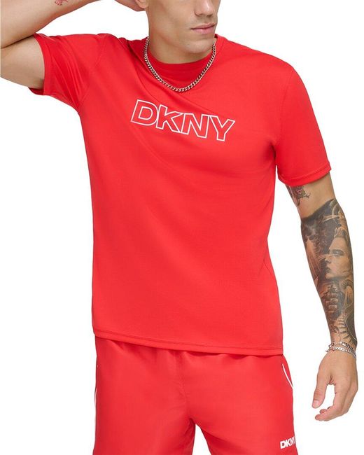 DKNY Red Rashguard for men