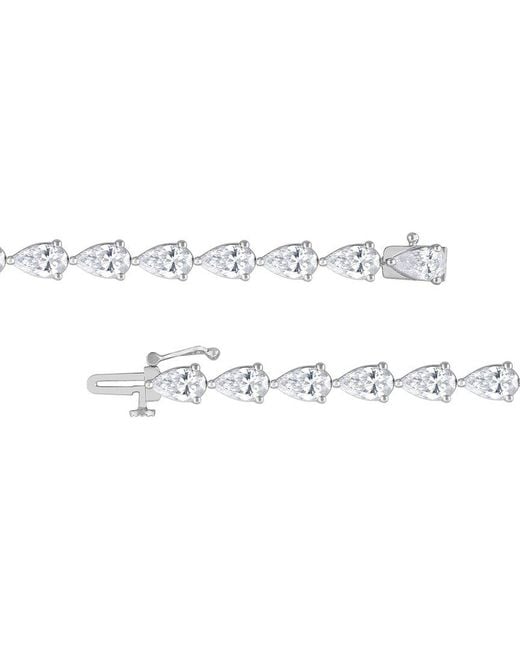 Lab Grown Diamonds White 14K 10.75 Ct. Tw. Lab-Grown Diamond Fashion Bracelet