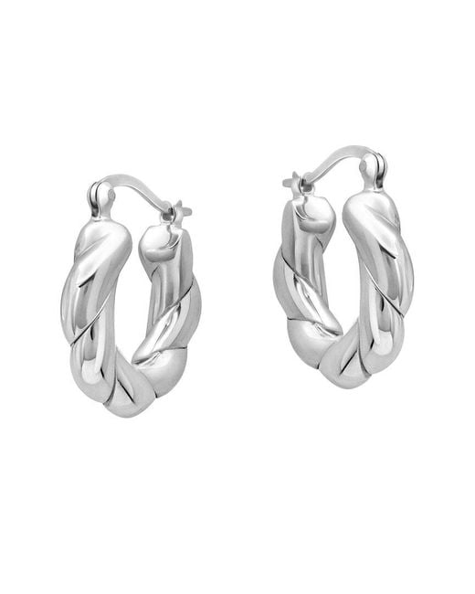 MaxColor Metallic Dangle Earrings