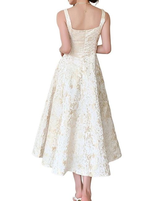 Vincent White Midi Dress