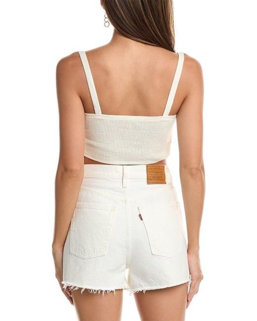 Pinko White Teruel Top
