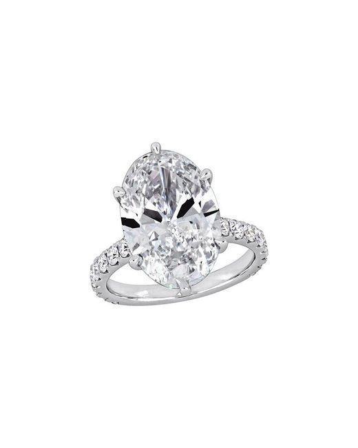 Created Forever White 14K 8.05 Ct. Tw. Lab-Grown Diamond Engagement Ring
