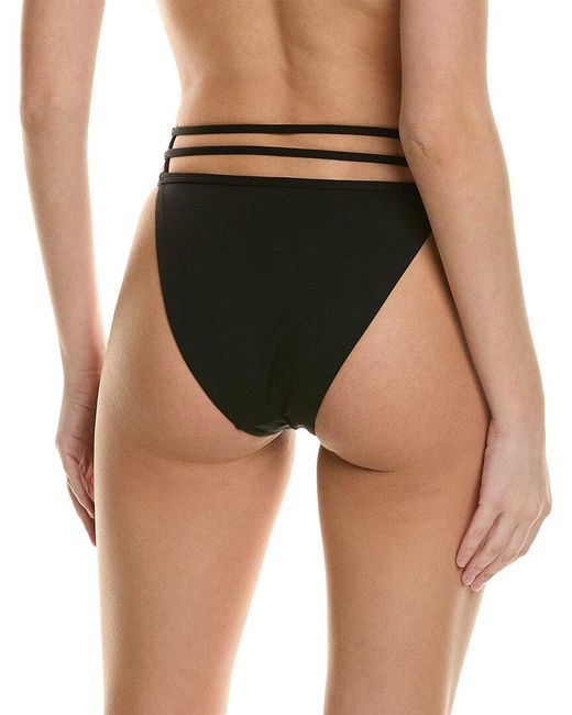 Jonathan Simkhai Natural Amenda Strappy Solid Bikini Bottom