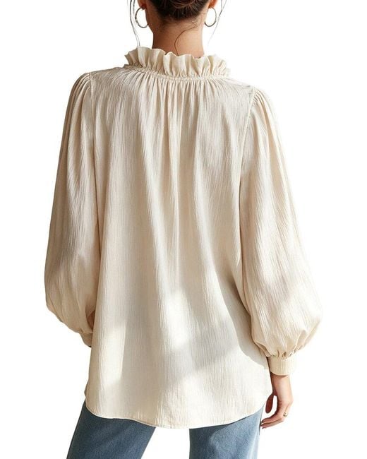 Tedora Natural Blouse