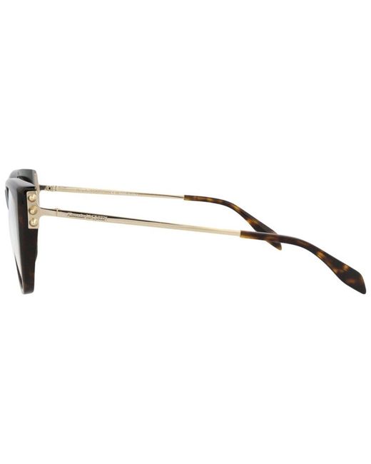 McQueen Brown Am0341O 55Mm Optical Frames