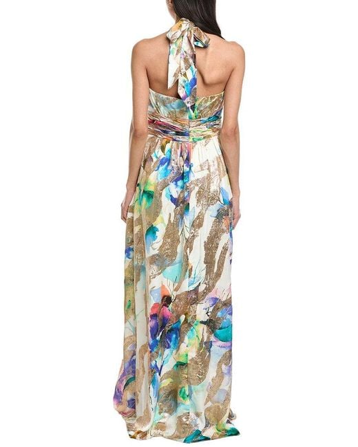 Ramy Brook Blue Stefanie Gown