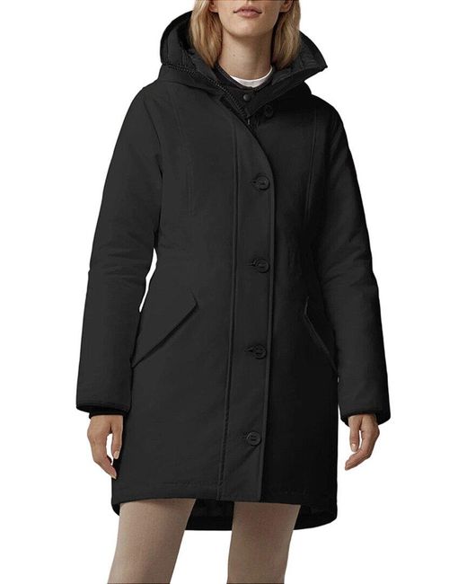 Canada Goose Rossclair Parka in Black Lyst Australia