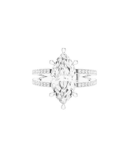 Amairah White 14K 3.50 Ct. Tw. Lab-Grown Diamond Engagement Ring