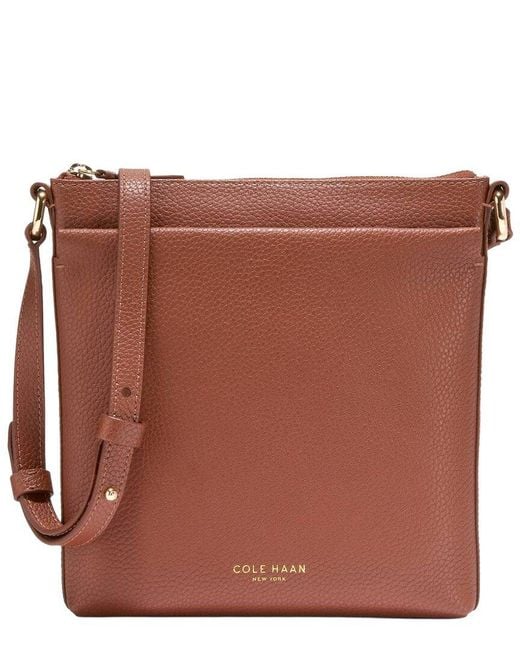 Cole Haan Brown Emily Leather Crossbody