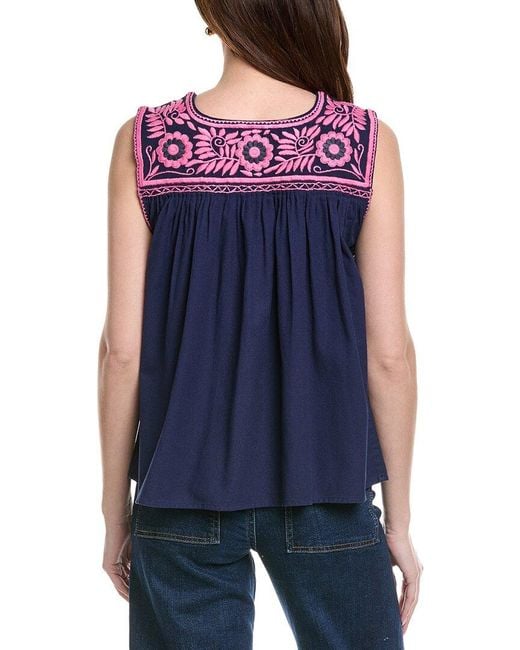 Frances Valentine Blue Jess Top