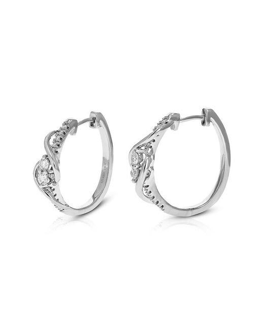 Amairah White 0.50 Ct. Tw. Lab-Grown Diamond Hoops