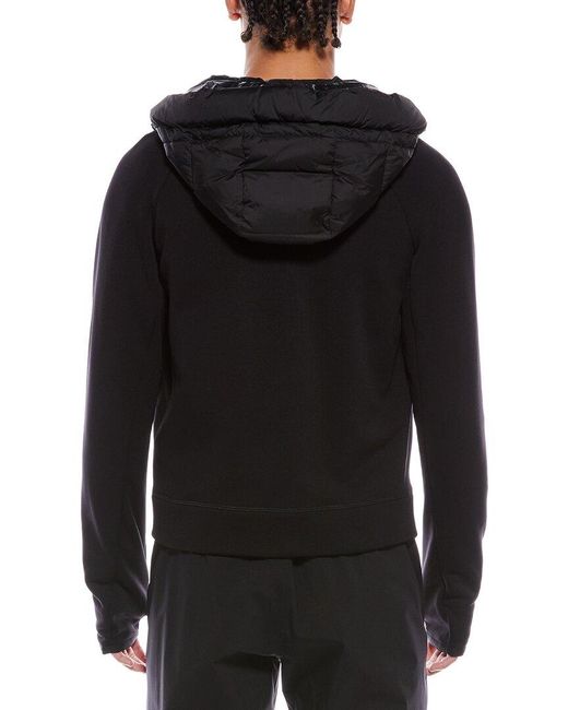 Moncler Black Dnu Puffer Front Down Jacket