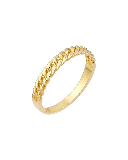 HAWLEY ST White 14K Curb Ring