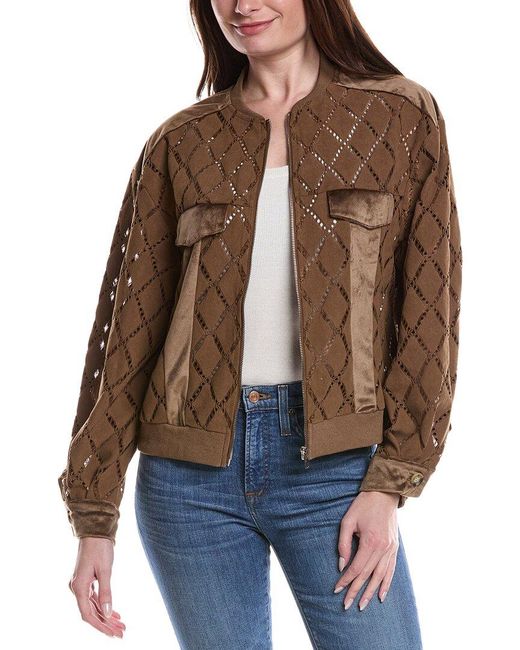 ANNA KAY Brown Ferrera Cashmere-Blend Jacket