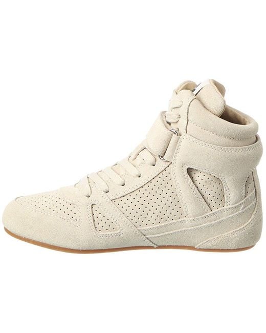 Isabel Marant Natural Senny Suede Sneaker