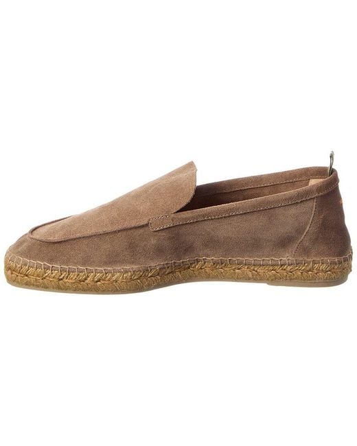 Castaner Brown Nino Suede Espadrille for men