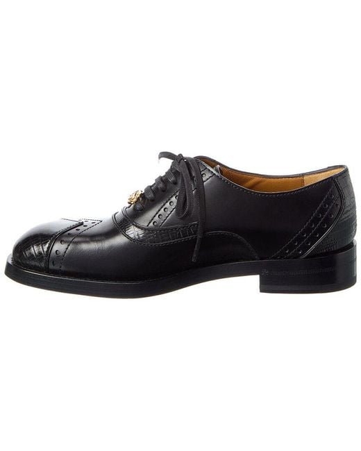 Gucci Black Leather Loafer