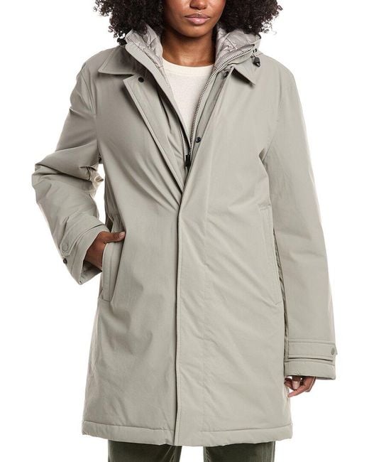 Woolrich Gray 2-In-1 Car Coat