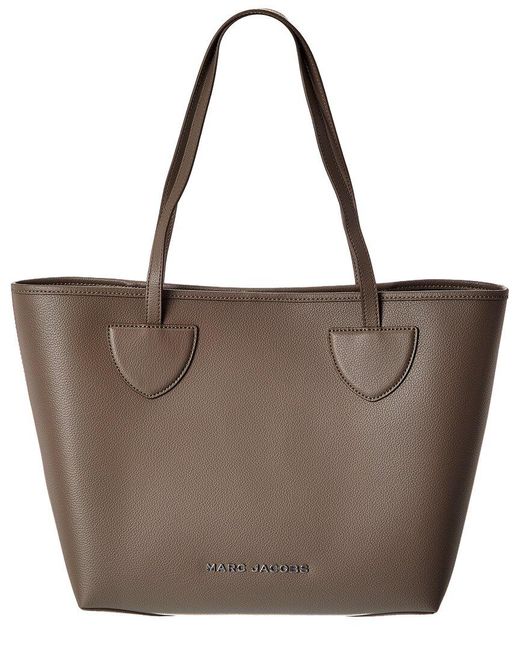 Marc Jacobs Brown On Your Marc Leather Tote