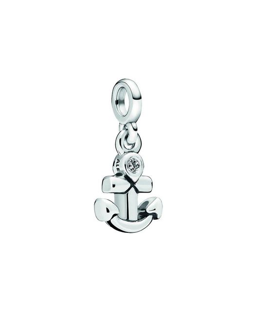 Pandora White Silver Me Cz Anchor Dangle Charm
