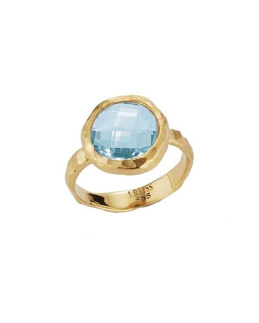 Reiss 14k 3.25 Ct. Tw. Blue Topaz Cocktail Ring