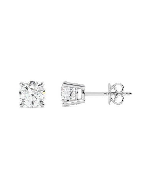 Lab Grown Diamonds White 14K 1.00 Ct. Tw. Lab-Grown Diamond Earrings
