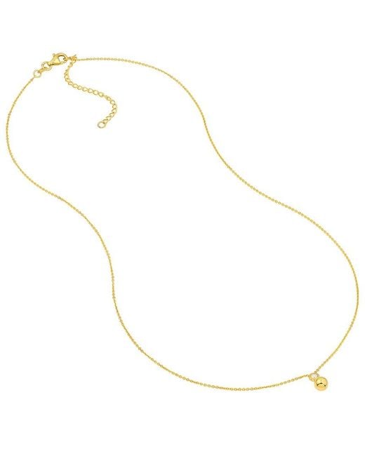 HAWLEY ST Metallic 14K 0.03 Ct. Tw. Diamond Fancy Necklace
