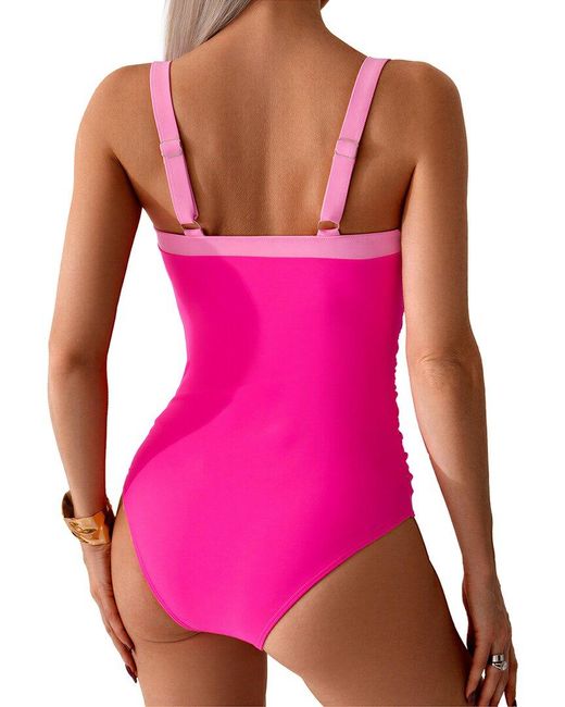 Amanda Royal Pink Swimsuit