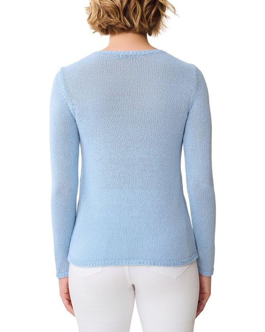 J.McLaughlin Blue Ludlow Sweater