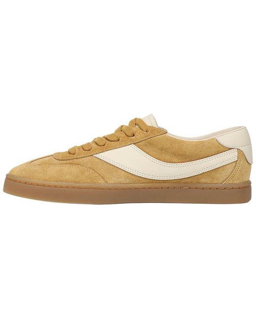 Vince Natural Korrin-B Suede Sneaker