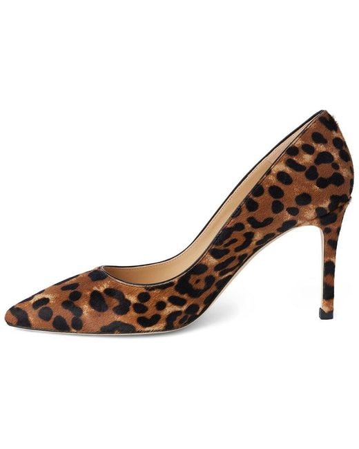 L'Agence Brown Eloise Leather Pump