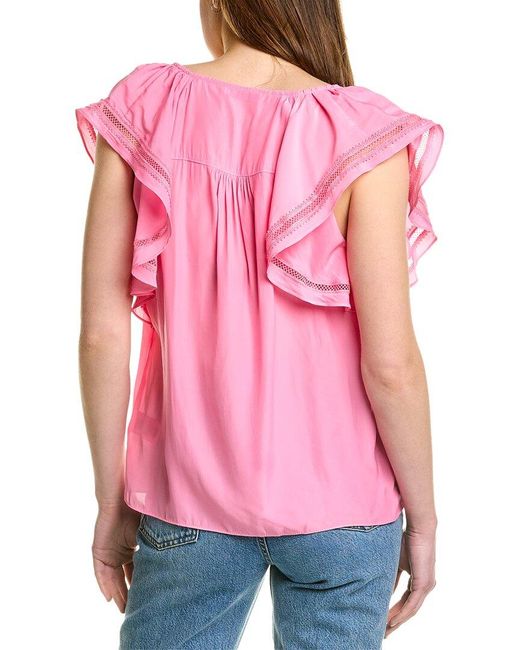 Ramy Brook Pink Winston Top