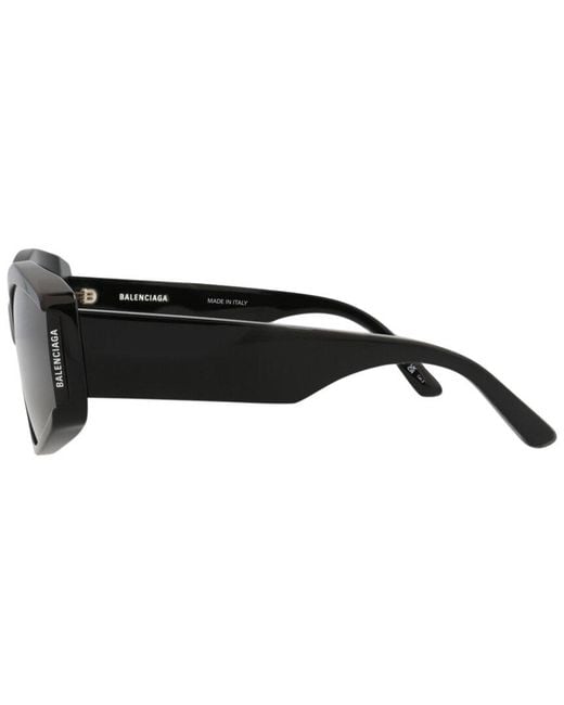 Balenciaga Black 66Mm Sunglasses