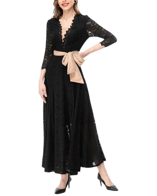 Lanelle Black Maxi Dress