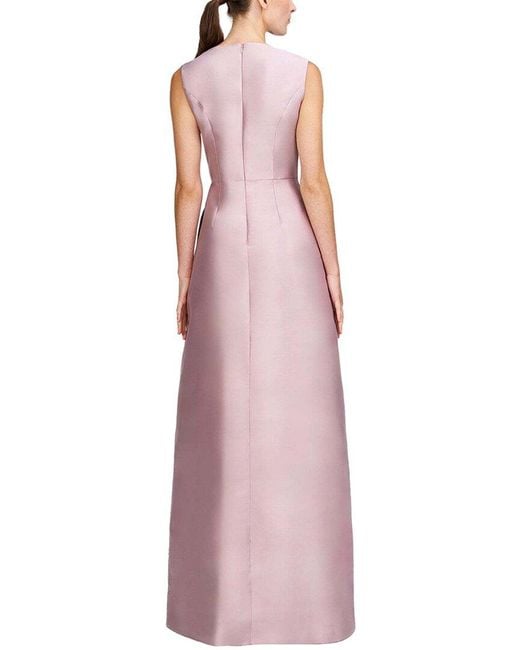 Kay Unger Purple Aurelia Gown
