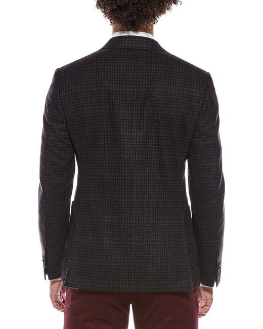 Canali Black Wool Blazer for men