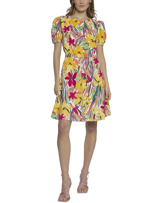 Maggy London Yellow Mini Dress