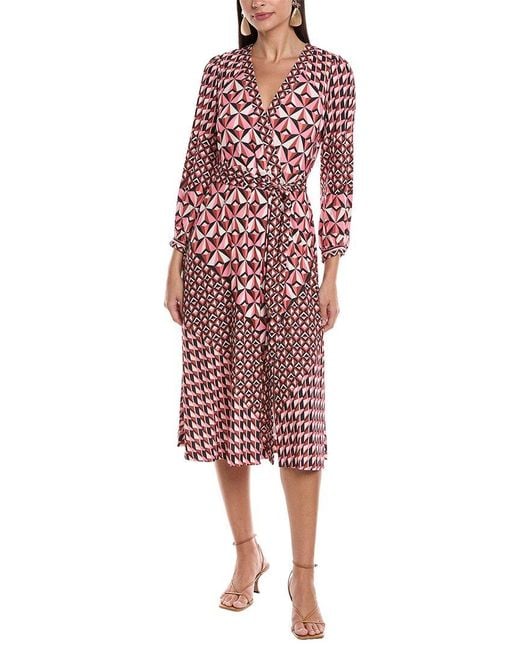 Hale Bob Red Anaya Dress