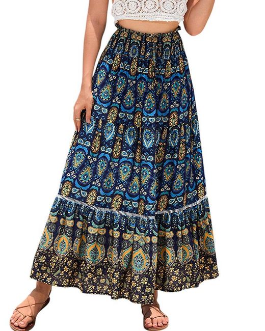 Orniya Blue Skirt
