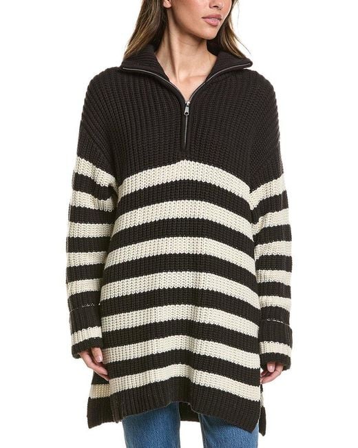 Ichi Black Barisa Oversized Top