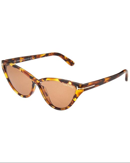 Tom Ford Natural Ft0740 56mm Sunglasses