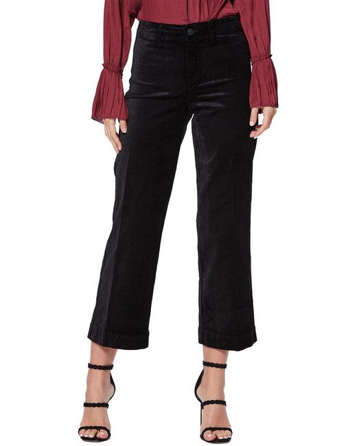 PAIGE Black Nellie Overdye Culotte Jean