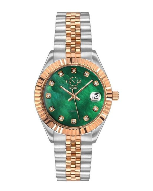 Gv2 Metallic Naples Diamond Watch
