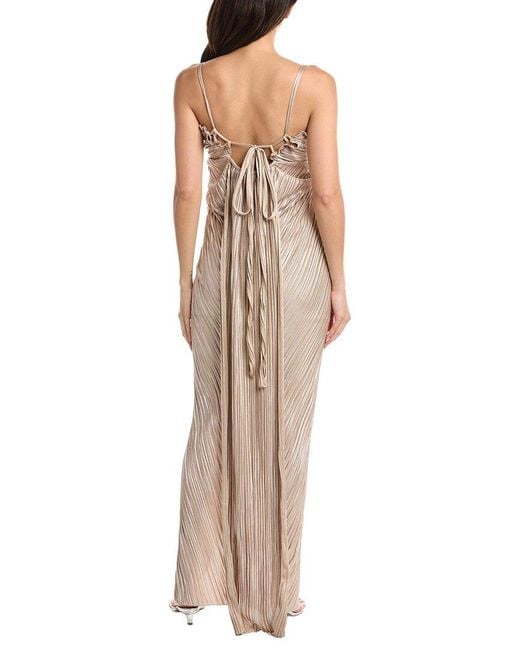 MIRA RICHI Natural Maxi Dress