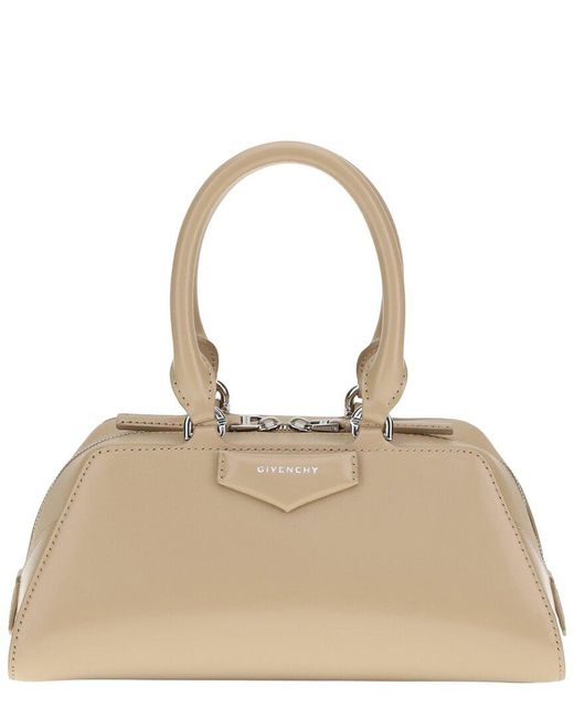 Givenchy Natural Dnu Antigona East-West Mini Leather Handbag