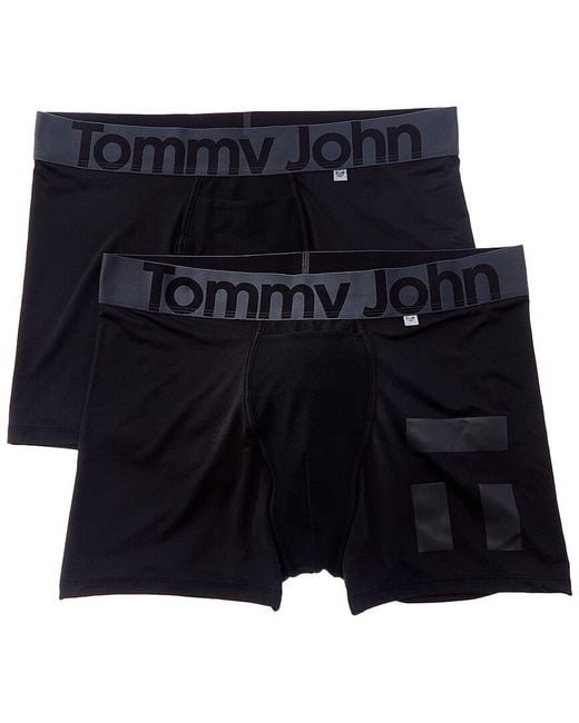 Tommy John Blue 2Pk 360 Sport Hammock Pouch Boxer Brief for men